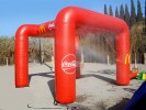 Arco de Meta Hinchable Publicitario :: Con Unidad de Nebulización