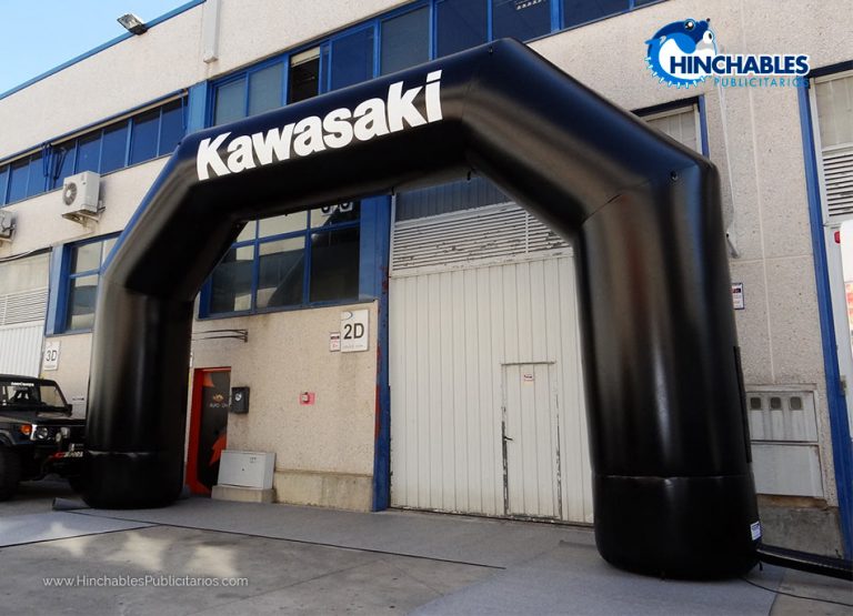 Arco de Meta Hinchable Kawasaki