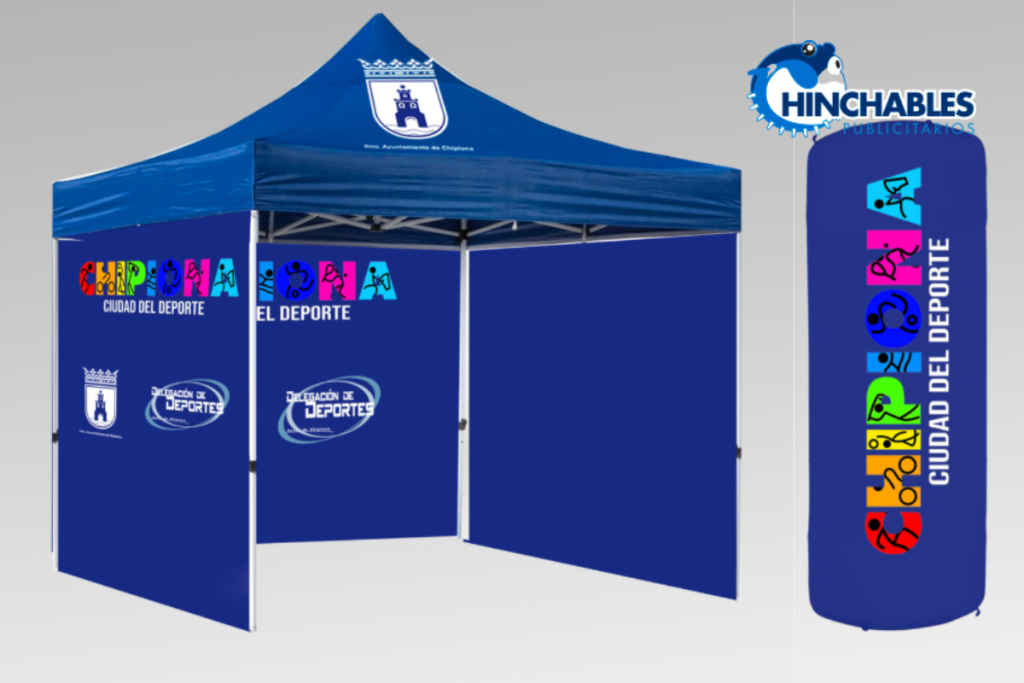 pack maratón para eventos deportivos con hinchables publicitarios